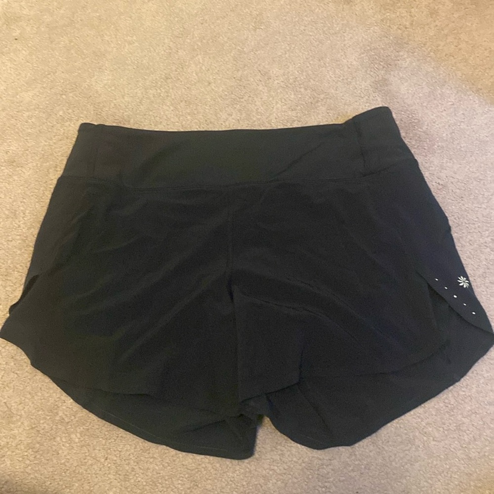 Small back athleta running shorts